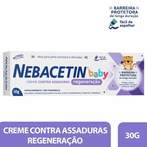 Nebacetin Baby Creme Renegeracao 30G