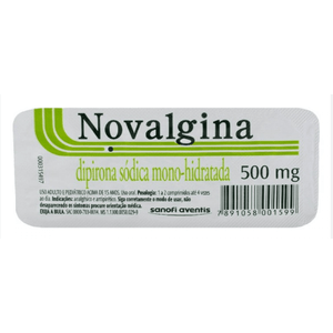 Novalgina 500Mg com 10 Comprimidos