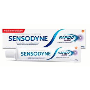 Creme dental Sensodyne rápido alivio 90g