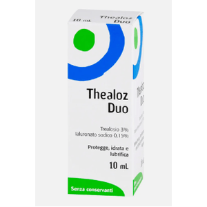 Thealoz Duo Trealose 3g + Hialuronato de Sódio 0,15g 10ml