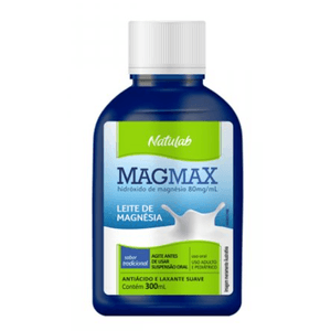 Leite de magnésia magmax sabor tradicional 300ml