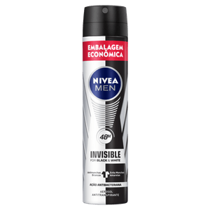 Desodorante nivea men black&white invisible masculino 200ml