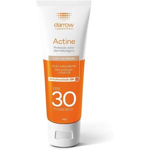 Protetor Solar Actine Color Oil-Free Toque Seco Fps30 40G