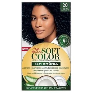 Tintura Wella Soft Color Preto Azulado 28