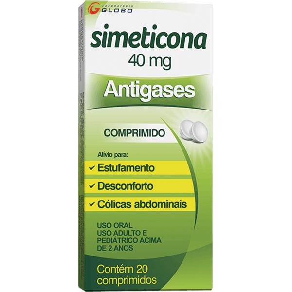 Simeticona-Laboratorio-Globo-40Mg-Caixa-Com-20-Comprimidos