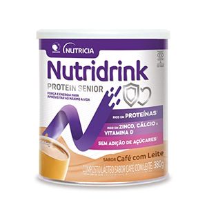 Nutridrink protein senior sabor café com leite 380g