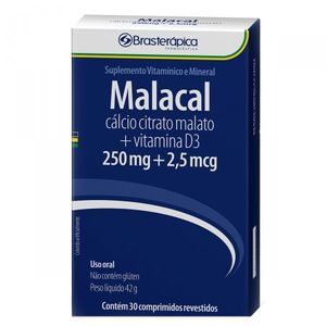 Malacal 250mg+2,5mcg 30 Comprimidos Calcio