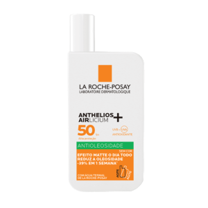Protetor solar facial la roche-posay anthelios airlicium fluido antioleosidade sem cor fps 50 40ml
