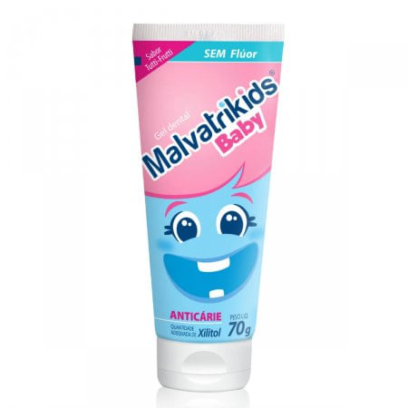 Malvatrikids-Baby-Gel-Dental-Infantil-Sem-Fluor-70G