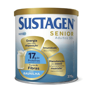 Complemento Alimentar Sustagen Senior Adultos 50+ Baunilha 370g