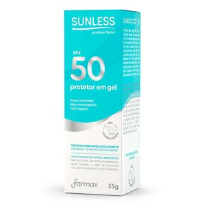 Protetor facial Sunless Translucido FP50 35G