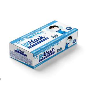 Caixa de Mascaras Descartaveis Kids 25 Unidades