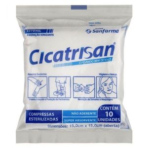 Compressa de Gaze Esterilizada 10 Unidades
