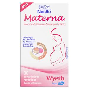 Materna Com 30 Comprimidos Nestle