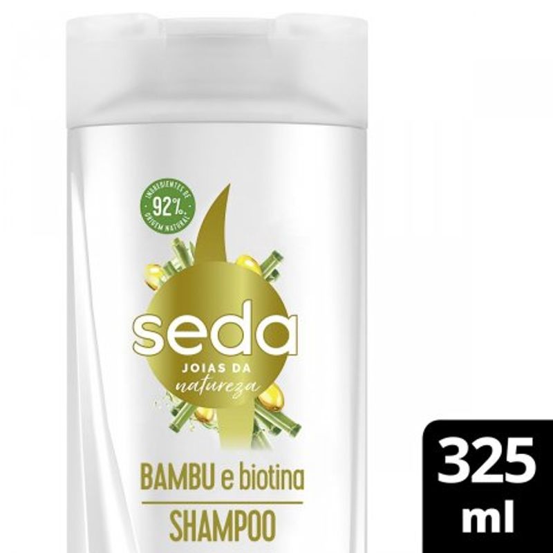 Shampoo Seda Recarga Natural Biotina e Óleo de Ricino 325ml