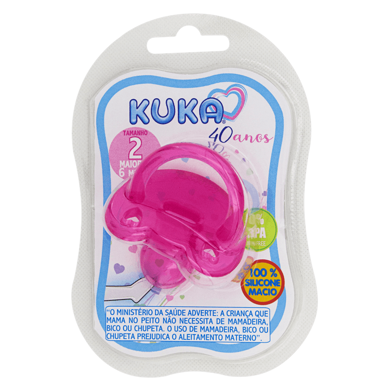 Chupeta-Kuka-Soft--Bico-Ortodontica-Silicone-Rosa-