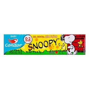 Creme Dental Condor S/Fluor Snoop 50G