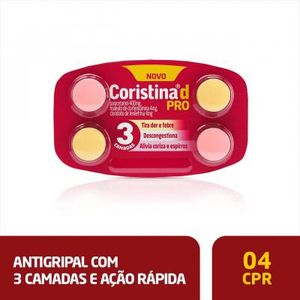 Coristina D Pro 400mg com 4 comprimidos