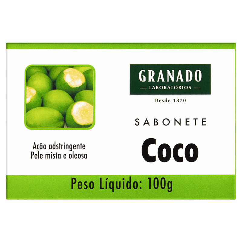 Sabonete-Granado-Coco-100G