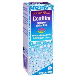 Ecofilm 5Mg/Ml Solução Oftálmica Estéril Com 15Ml