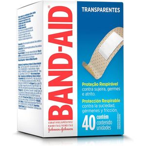Curativo Band-Aid Tradicional Com 40 Unidades