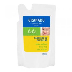 Sabonete Líquido Bebe Glicerina Refil Granado 250Ml