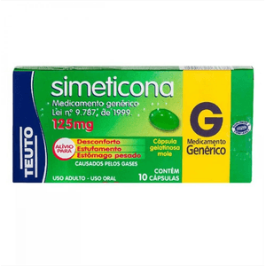 Simeticona 125mg 10 Caps Teuto