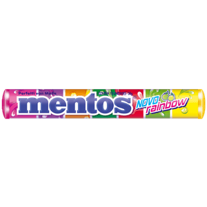 Bala Mentos Rainbow Sabores Sortidos com 38g