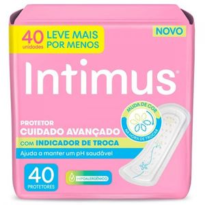 Protetor Diario Intimus C/40 S/A C/40 Sem Abas