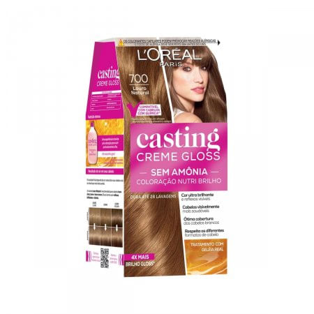 Tintura-L-Oreal-Paris-Casting-Creme-Gloss-Louro-Natural-700