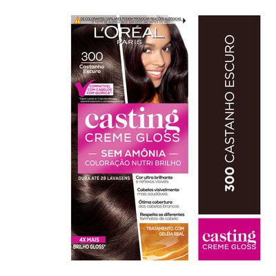 Tintura-L-Oreal-Paris-Casting-Creme-Gloss-Castanho-Escuro-300