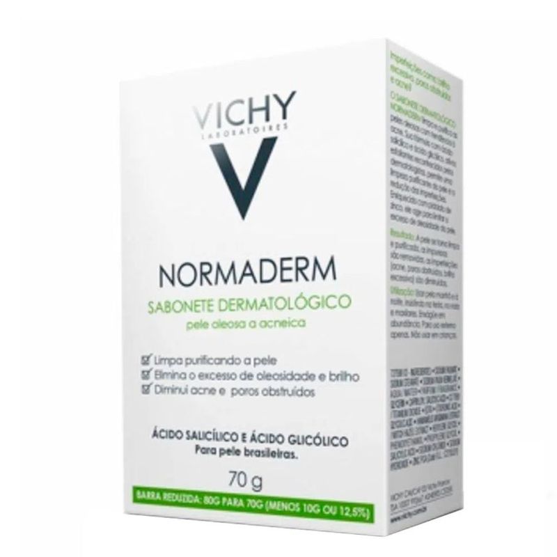 Sabonete-Pele-Oleosa-Acneica-Vichy-Normaderm-70G