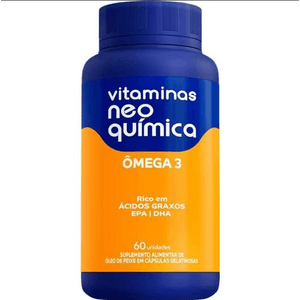 Suplemento Alimentar de Ômega 3 Vitaminas Neo Quimica 60 Cápsulas