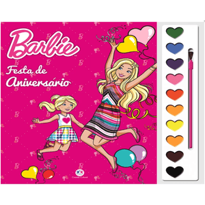 Livro Barbie Festa de Aniversário