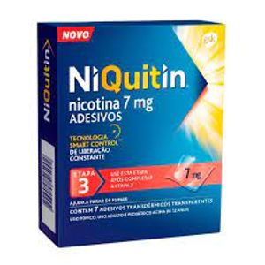 Niquitin Adesivo Transparente 7Mg Com 7 Unidades