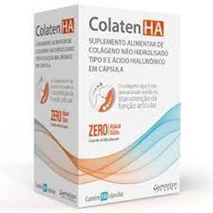 Colaten HA Colágeno Não Hidrolisado Tipo II - 60 cápsulas