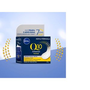 Creme Nivea Facial Antissinais Q10 Energy Vit.C+E Noturno 50g