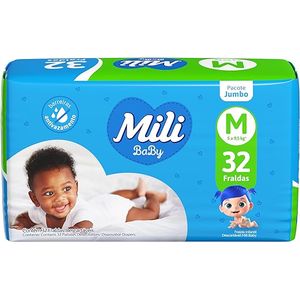 Fralda Mili Ultra Seca Jumbo Tamanho M
