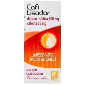 Cafilisador 500Mg/65Mg Com 16 Comprimidos