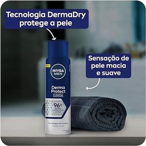 Desodorante Nivea Men Clinical Derma Protect Masculino Aerosol Antitranspirante 150ml