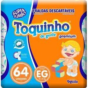 Fralda Toquinho de Gente Confort EG 64 Unidades