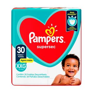 Fralda Pampers Supersec Pacotão Hiper XXG 34 Unidades