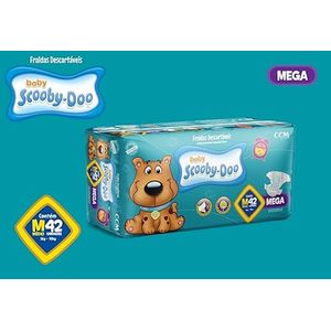 Fralda Scooby Doo Mega M 42 Unidades