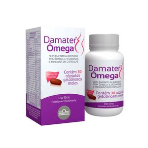 Suplemento Alimentar Damater Ômega Com 30 Capsulas