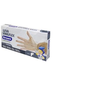 Luva Viniflex Descartável Procedimentos Sem Pó Com 100 P