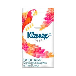 Lenço De Papel Kleenex Com 10 Unidades