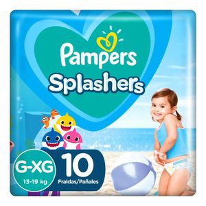 Fralda Pampers Praia/piscina Splash C/10 G/XG