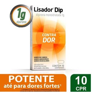 Lisador Dip 1G Com 10 Comprimidos