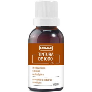 Tintura De Iodo 30Ml Farmax