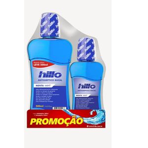Kit Enxaguante Bucal Hillo Menta 500ML